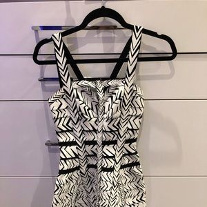 Black and white Gracia dress.